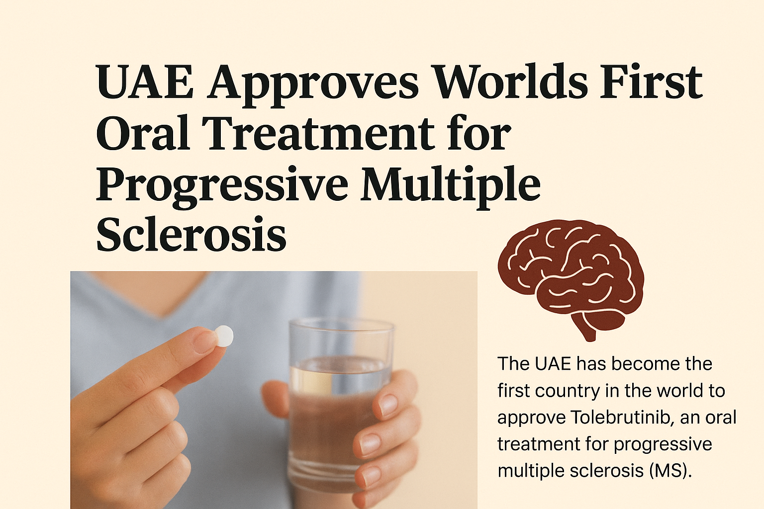 UAE Approves Tolebrutinib – First Oral MS Treatment Worldwide
