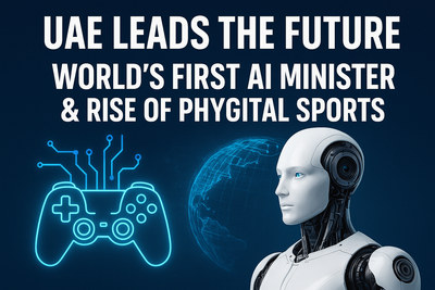 🚀 UAE Leads the Future: World’s First AI Minister & the Rise of Phygital Sports