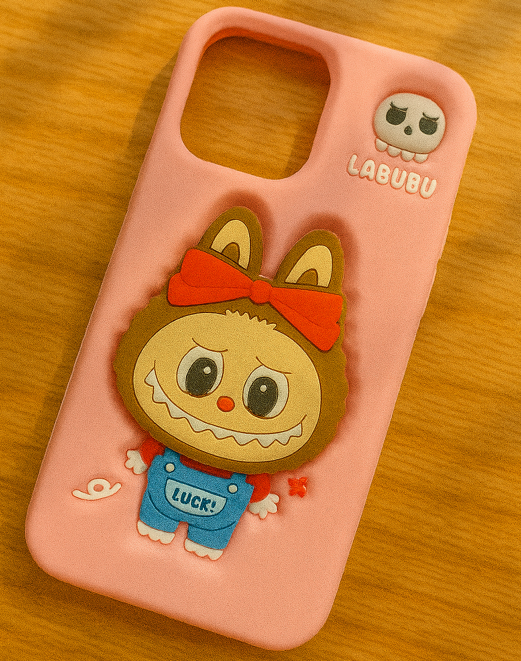 Labubu 3D Cartoon Silicone iPhone Case – Cute & Shockproof Cover UAE