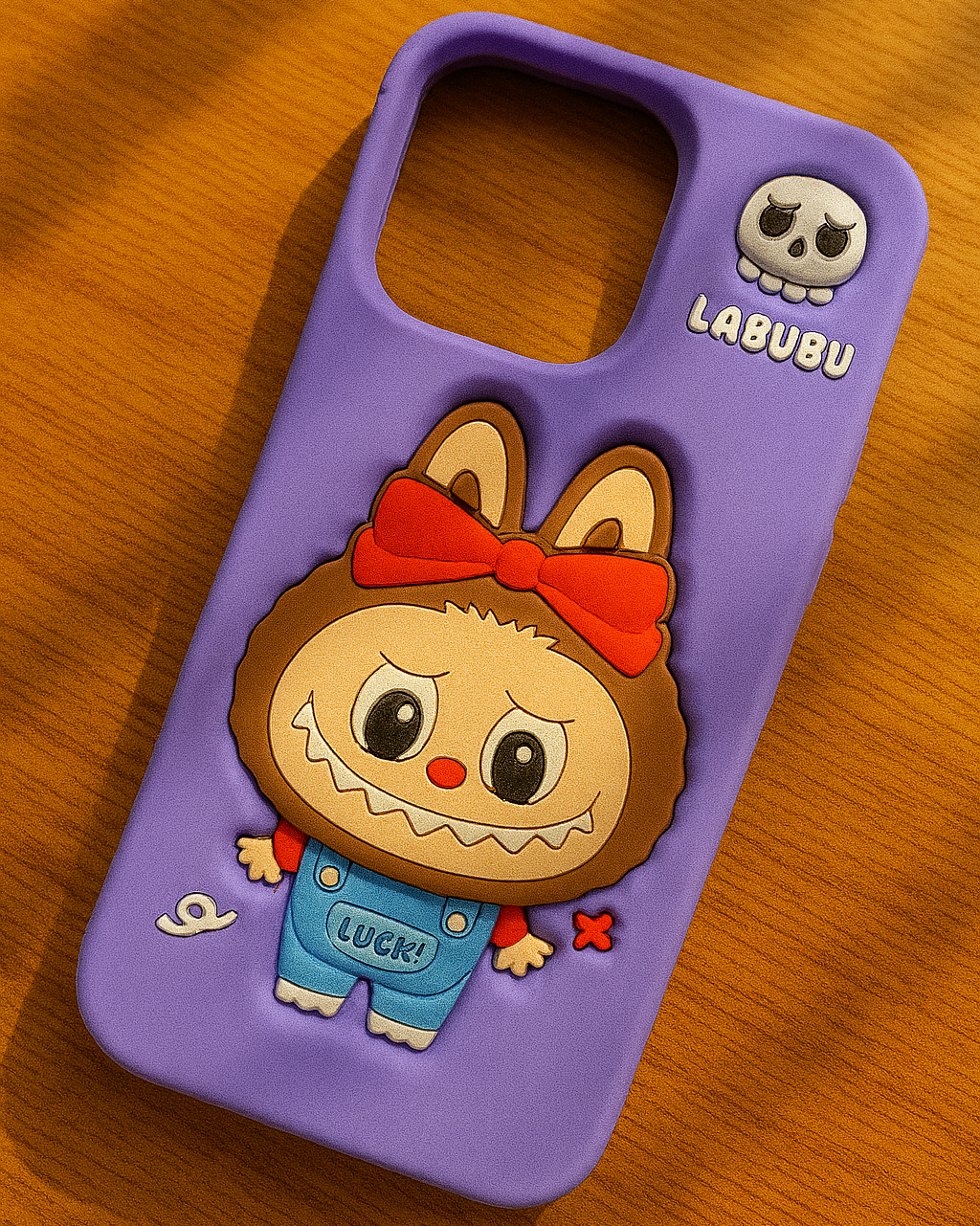 Labubu 3D Cartoon Silicone iPhone Case – Cute & Shockproof Cover UAE
