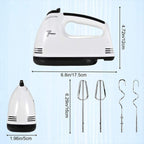 Super Hand Mixer 7-Speed Electric with Stainless Steel Attachments – UAE Baking Essential