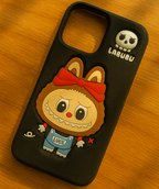 Labubu 3D Cartoon Silicone iPhone Case – Cute & Shockproof Cover UAE