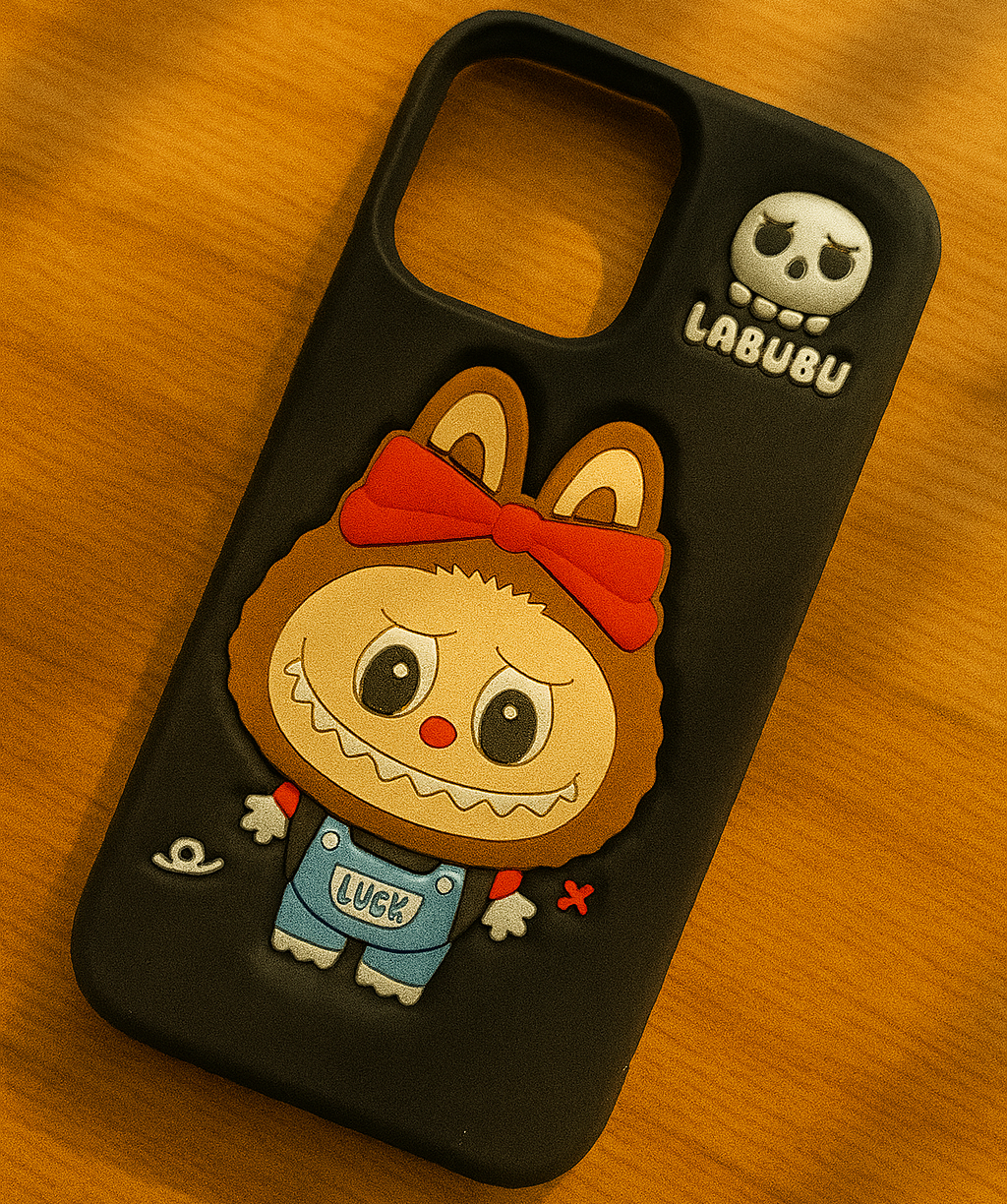 Labubu 3D Cartoon Silicone iPhone Case – Cute & Shockproof Cover UAE