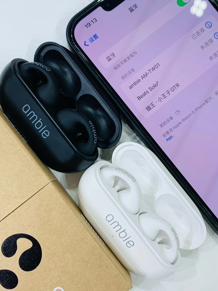 Bone Conduction Headphones – Bluetooth 5.0, 8D Surround Sound, Waterproof & Lightweight Ear-Clip Design