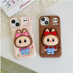 Labubu 3D Cartoon Silicone iPhone Case – Cute & Shockproof Cover UAE