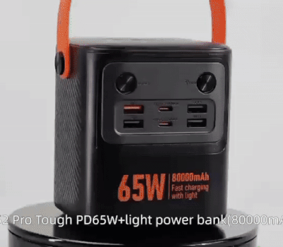 Hoco J152 Pro Power Bank 80000mAh – 65W Fast Charging Portable Power Station
