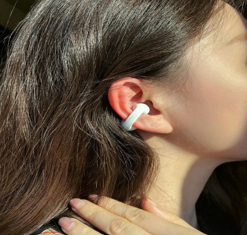Bone Conduction Headphones – Bluetooth 5.0, 8D Surround Sound, Waterproof & Lightweight Ear-Clip Design
