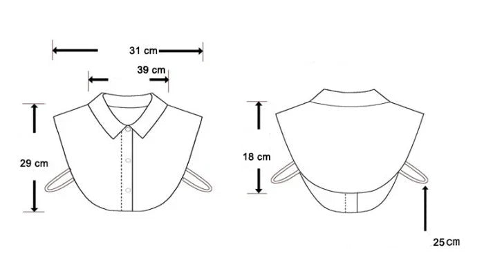 Chiffon Rhinestone Fake Collar Shawl for Women UAE | Emirazaar