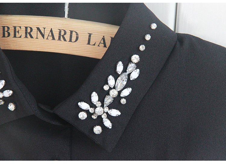 Chiffon Rhinestone Fake Collar Shawl for Women UAE | Emirazaar