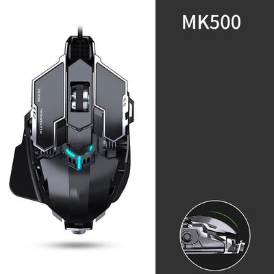 ماوس ألعاب إلكترونية سلكي MK500 فور رانر - 12000 نقطة في البوصة، مرجح، ماكرو، صامت | إميرازاار الإمارات العربية المتحدة