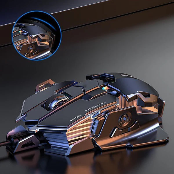 ماوس ألعاب إلكترونية سلكي MK500 فور رانر - 12000 نقطة في البوصة، مرجح، ماكرو، صامت | إميرازاار الإمارات العربية المتحدة
