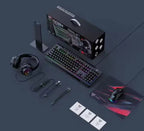 مجموعة ألعاب G32 USB - لوحة مفاتيح RGB، ماوس، سماعة رأس، لوحة ماوس وجهاز تحكم عن بُعد | Emirazaar الإمارات العربية المتحدة