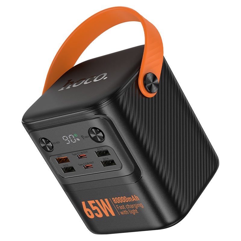 Hoco J152 Pro Power Bank 80000mAh – 65W Fast Charging Portable Power Station