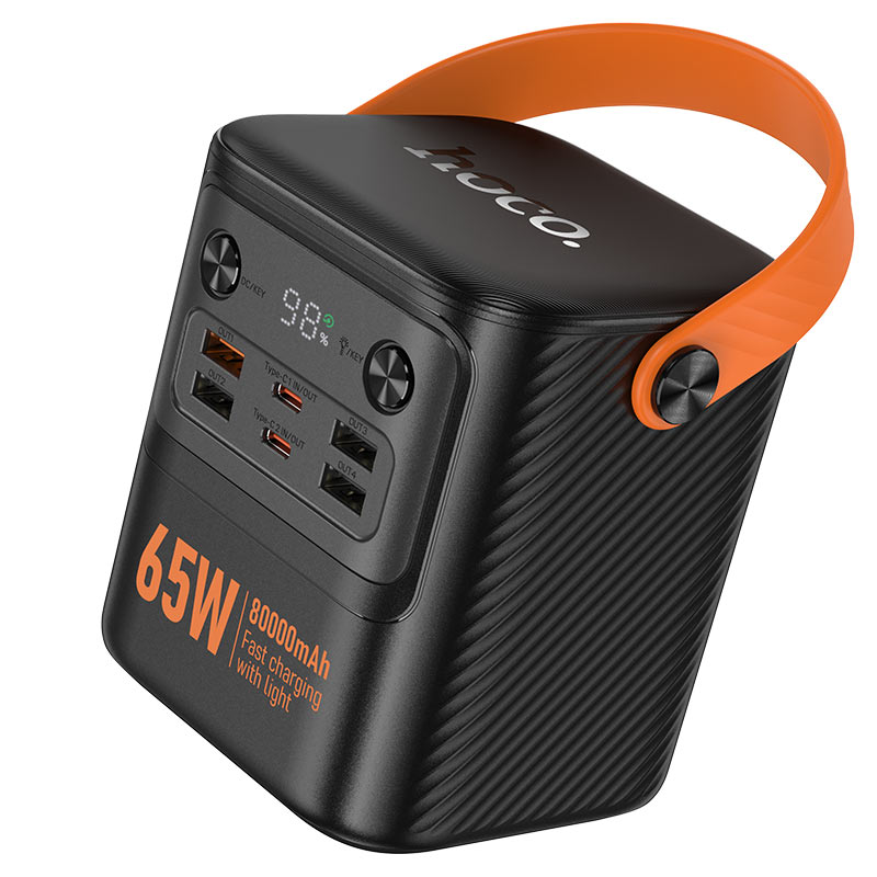 Hoco J152 Pro Power Bank 80000mAh – 65W Fast Charging Portable Power Station