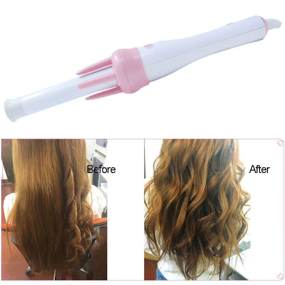 Handheld 2-in-1 Hair Curler & Volumizing Hot Air Brush