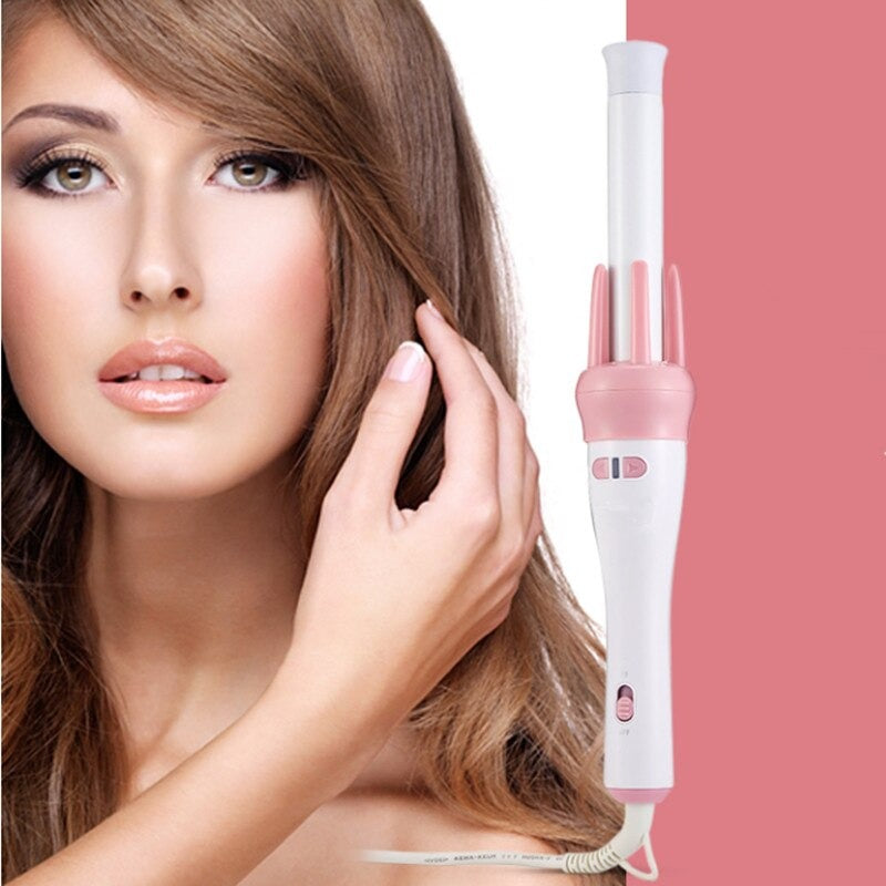 Handheld 2-in-1 Hair Curler & Volumizing Hot Air Brush