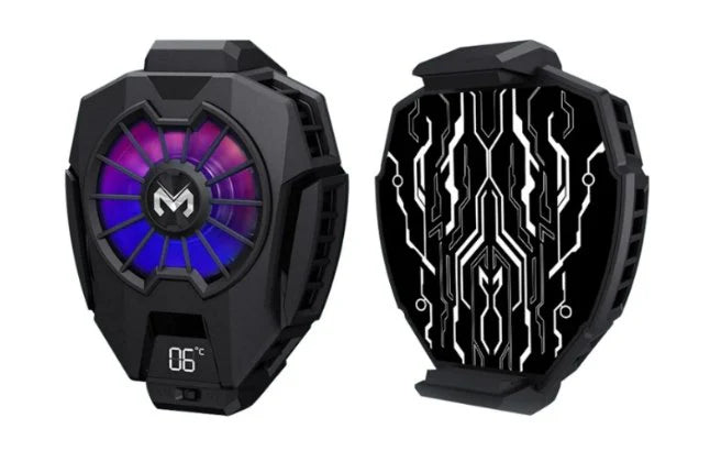 مبرد هاتف للألعاب، مروحة تبريد iPhone مع إضاءة LED RGB - مبرد Hyper Chill المحمول الجديد