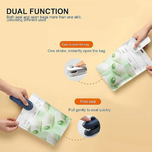 Portable Mini Sealing Machine – USB Rechargeable Heat Sealer