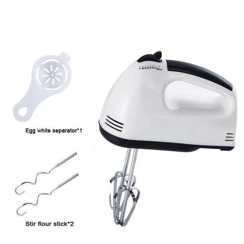 Super Hand Mixer 7-Speed Electric with Stainless Steel Attachments – UAE Baking Essential